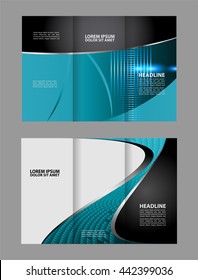 brochure folder leaflet abstract element
