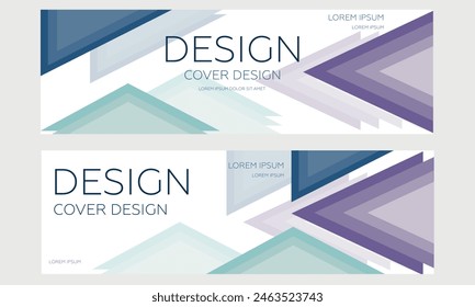 Brochure geometric hexagon layout design template