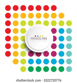 Brochure header colorful layout background template design 