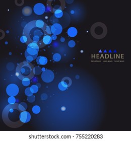 Brochure header colorful layout background template design