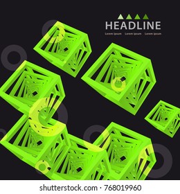 Brochure header colorful layout background template design