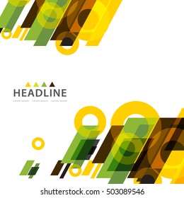 Brochure header layout background template