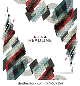 Brochure header layout background template