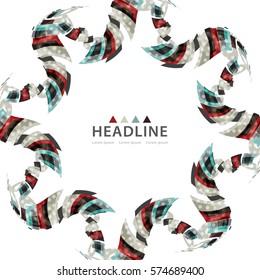 Brochure header layout background template