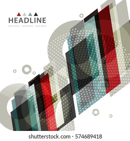Brochure header layout background template