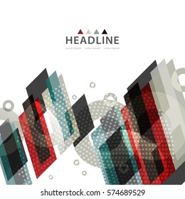 Brochure header layout background template