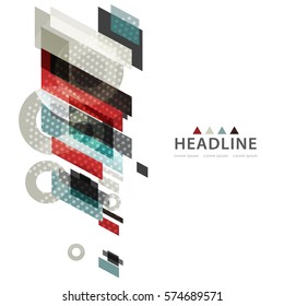 Brochure header layout background template