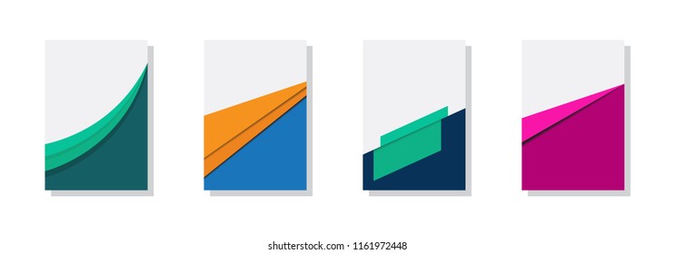 Brochure or headline material print or web advertising material, halftone gradient color