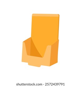 Brochure Holder, Exhibition Vector illustration Isolated