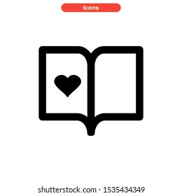 brochure icon isolated sign symbol vector illustration - high quality black style vector icons
