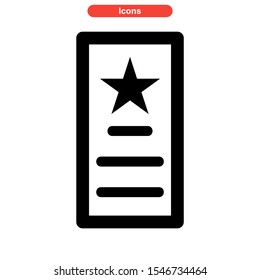 brochure icon isolated sign symbol vector illustration - high quality black style vector icons
