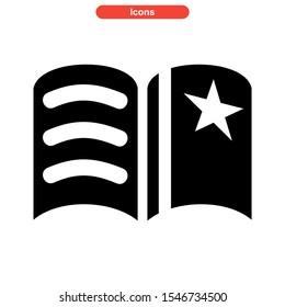 brochure icon isolated sign symbol vector illustration - high quality black style vector icons
