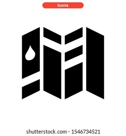 brochure icon isolated sign symbol vector illustration - high quality black style vector icons
