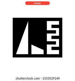 brochure icon isolated sign symbol vector illustration - high quality black style vector icons
