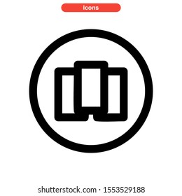 brochure icon isolated sign symbol vector illustration - high quality black style vector icons
