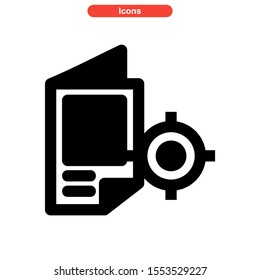 brochure icon isolated sign symbol vector illustration - high quality black style vector icons
