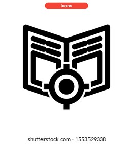 brochure icon isolated sign symbol vector illustration - high quality black style vector icons
