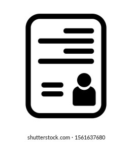 brochure icon isolated sign symbol vector illustration - high quality black style vector icons
