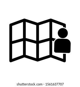 brochure icon isolated sign symbol vector illustration - high quality black style vector icons
