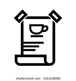 brochure icon isolated sign symbol vector illustration - high quality black style vector icons

