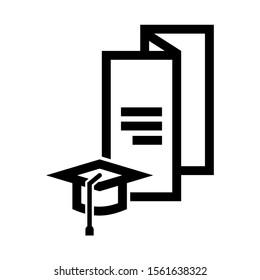 brochure icon isolated sign symbol vector illustration - high quality black style vector icons
