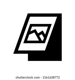 brochure icon isolated sign symbol vector illustration - high quality black style vector icons
