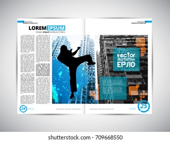 Brochure layout