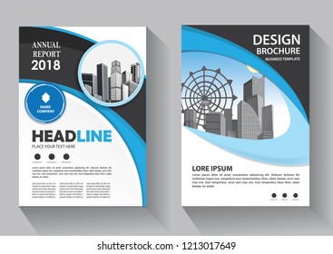 Brochure Layout Annual Report Poster Flyer Stock Vector (Royalty Free ...