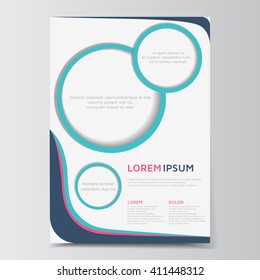 Brochure layout. Brochure design. Flyer layout. Leaflet template. Printable brochure layout, flyer template. Magazine cover. Annual report. Leaflet brochure. Leaflet design. Vector, eps 10