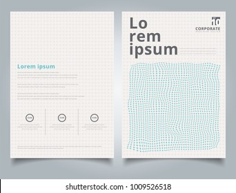 Brochure layout design template, Annual report, Leaflet, Advertising, poster, Magazine, Business for background, Empty copy space, cross plus pattern, vector illustration artwork A4 size.