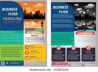 Brochure Layout design template. Annual Report Flyer Leaflet cover Presentation Modern background. illustration vector in A4 size