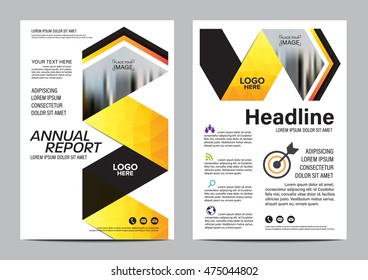 Brochure Layout design template. Annual Report Flyer Leaflet cover Presentation Modern background. illustration vector in A4 size