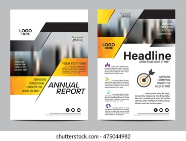 Brochure Layout design template. Annual Report Flyer Leaflet cover Presentation Modern background. illustration vector in A4 size