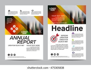 Brochure Layout design template. Annual Report Flyer Leaflet cover Presentation Modern background. illustration vector in A4 size