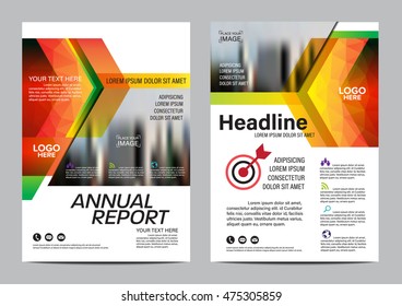 Brochure Layout design template. Annual Report Flyer Leaflet cover Presentation Modern background. illustration vector in A4 size