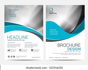 Brochure Layout design template, Annual report Leaflet Flyer template