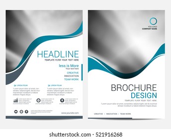 Brochure Layout design template, Annual report Leaflet Flyer template
