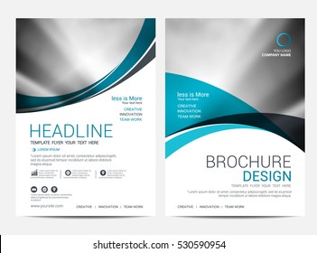 Brochure Layout design template, Annual report Leaflet Flyer template