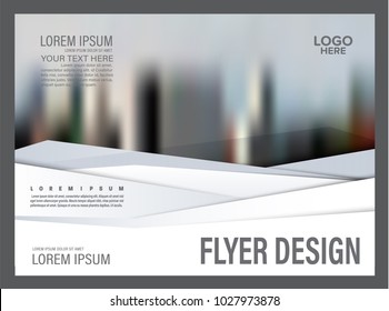 Brochure Layout design template. Black and white flyer. Annual Report Leaflet cover. Presentation Modern background. illustration vector in A4 size