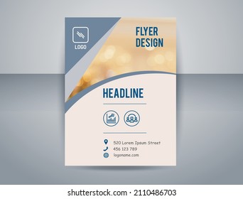  brochure layout design template, leaflet advertising, poster, magazine, business financial empty copy space, flat style flyer design vector illustration 