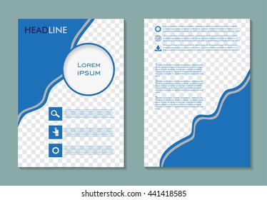 Brochure layout design.Flyer design template.Vector.