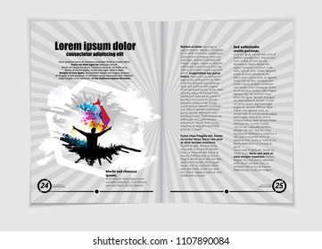 Brochure layout easy to editable