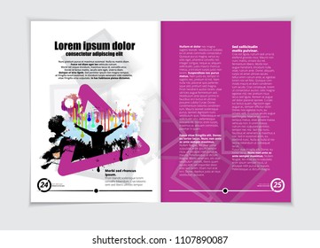 Brochure layout easy to editable