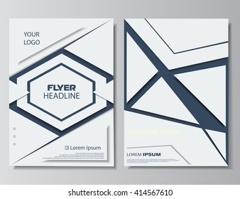 Brochure layout, flyer empty template. Magazine cover, poster template. Business concept. Technology concept. Leaflet design. Future design. Vector illustration, eps 10