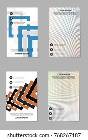 Brochure Layout template, abstract flyer cover design