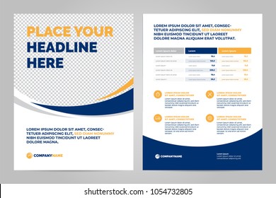 Brochure Layout template, cover design background and annual reports.