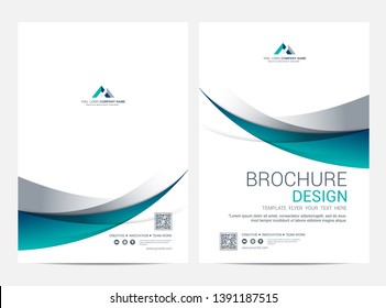 Brochure Layout template, cover design background