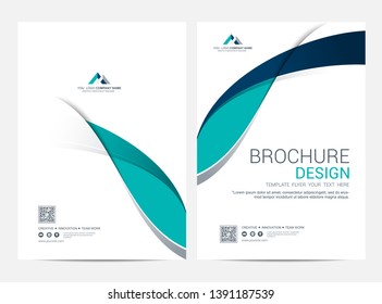 Brochure Layout template, cover design background