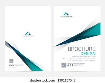 Brochure Layout template, cover design background