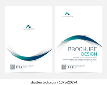 Brochure Layout template, cover design background